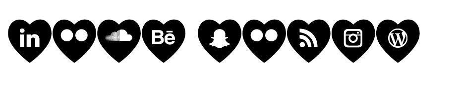 Love Social Media  font